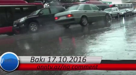 Ливень в Баку - NO COMMENT