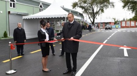 İlham Əliyev Qazaxa səfərə gedib