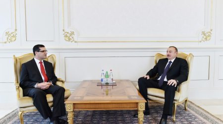 İlham Əliyev yeni səfirin etimadnaməsini qəbul etdi