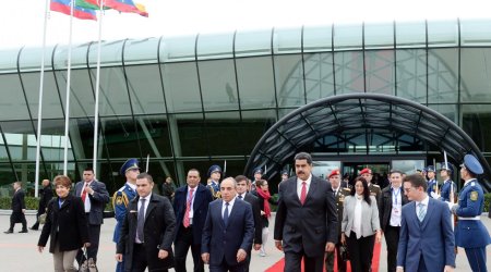 Nikolas Maduronun Azərbaycana rəsmi səfəri başa çatıb