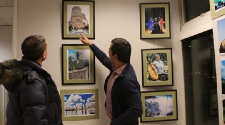 Azerbaijani photo correspondent presents his works in Norway