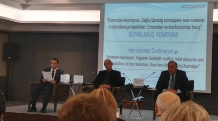 Ermənilərin iştirakı ilə Qarabağa dair KONFRANS - FOTO