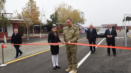 Füzulidə qəsəbələri birləşdirən yeni yol istifadəyə verilib - FOTOLAR