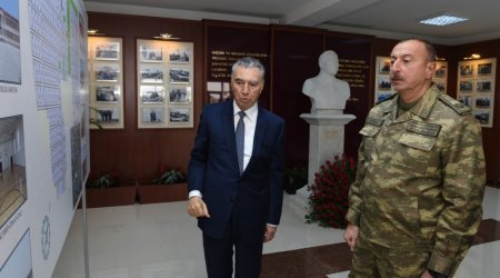 İlham Əliyev Füzulidə məcburi köçkünlər üçün salınan yeni qəsəbədə - FOTOLAR