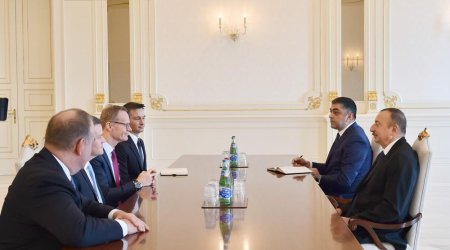 İlham Əliyev CISCO şirkətinin baş vitse-prezidentini qəbul edib