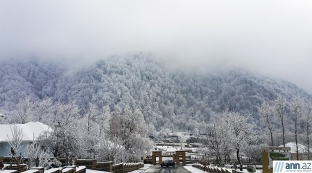 Красоты Азербайджана: заснеженная Габала –ФОТОСЕССИЯ