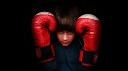 The nine-year-old Kashmiri girl who rules the kickboxing world