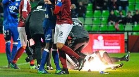 Fransa Liqasında qapıçıya partlayıcı atdılar