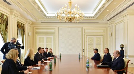 İlham Əliyev Serbiya daxili işlər nazirini qəbul edib - YENİLƏNİB