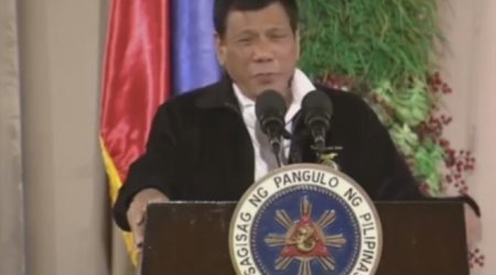 Дутерте спародировал Трампа - ВИДЕО