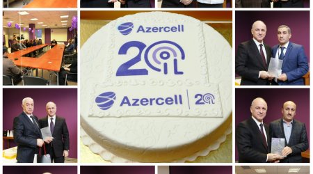 Azercell rewards its 20 years working employees