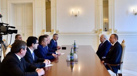 İlham Əliyev 3 ölkənin parlament sədrlərini qəbul edib - YENİLƏNİR