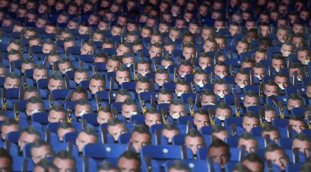 Leicester City give fans 30,000 Jamie Vardy masks to wear in protest at ban