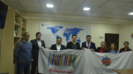 Beynəlxalq gənclər təşkilatının icraçı direktoru ilə görüş