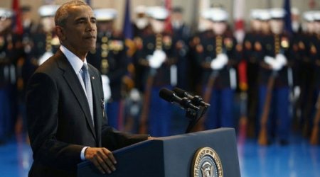 Obama hərbçilərlə son görüşünü keçirdi