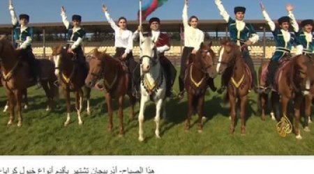 Al Jazeera broadcasts video about Karabakh horses