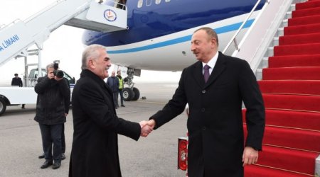 Azərbaycan prezidenti Naxçıvana səfər edib