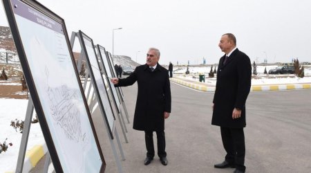 İlham Əliyev Culfada açılış etdi - FOTOLAR