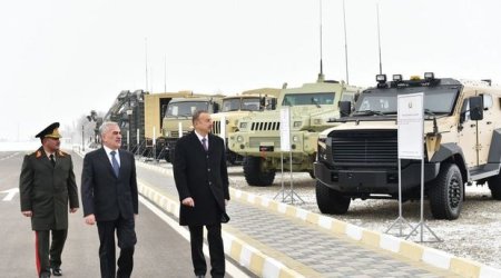 İlham Əliyev Naxçıvanın hərbi potensialını yüksək qiymətləndirdi