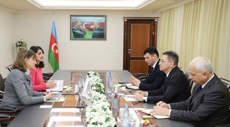 Mədət Quliyev BQXK-nın Azərbaycan nümayəndəliyinin rəhbəri ilə görüşdü