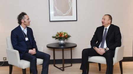 İlham Əliyev Aleks Karpla görüşdü