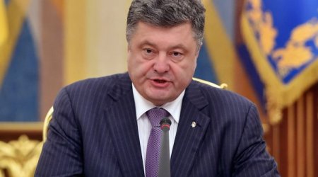 Poroşenko: Ukraynanın Donbasdan imtinası sülhə gətirib çıxarmayacaq