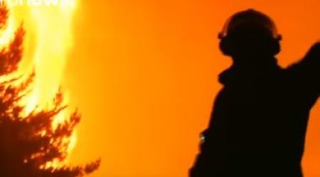 Чили охватили лесные пожары - ВИДЕО