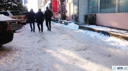 Баку во льду - ФОТО