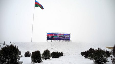 Cəbhəboyu zonada yeni hərbi şəhərciyin açılışı olub - FOTOLAR