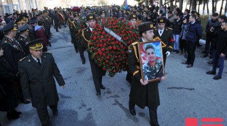 Şəhid Çingiz Qurbanov Qusarda dəfn olunub