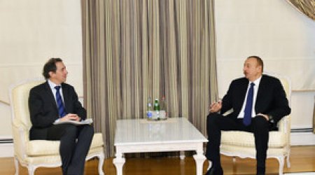 İlham Əliyev Siril Mülleri  qəbul edib