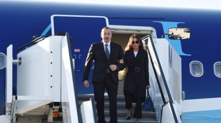 İlham Əliyev Almaniyada işgüzar səfərdədir