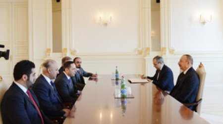 Prezident İlham Əliyev Qətərin təhsil və ali təhsil nazirinin başçılıq etdiyi nümayəndə heyətini qəbul edib