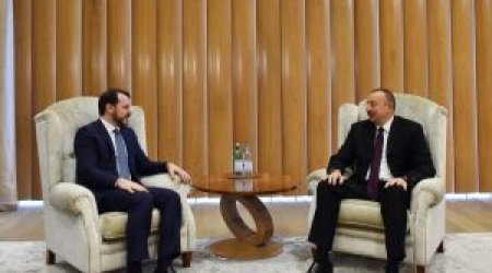 Prezident  Türkiyənin naziri ilə görüşüb