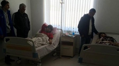 Futbolçularımız zəhərləndi - Xəstəxanadan foto