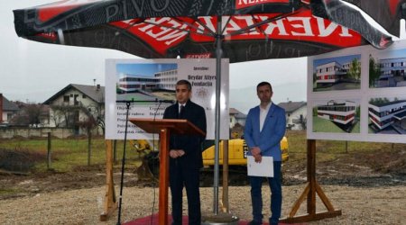 Bosniya və Herseqovinada tikiləcək Təcili Tibbi Yardım Mərkəzinin təməli qoyulub - FOTO