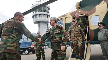 Sarkisyan Qarabağa getdi