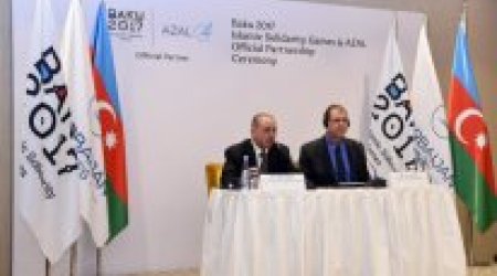 Bakı 2017 Oyunları AZAL-ı rəsmi tərəfdaş sıralarında salamlayır