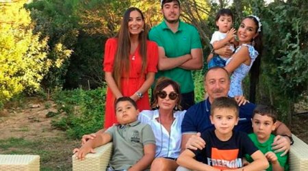 Prezident ailləsində xoş gün - FOTOLAR