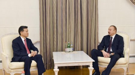 Prezident  Beynəlxalq Şahmat Federasiyasının prezidentini qəbul edib