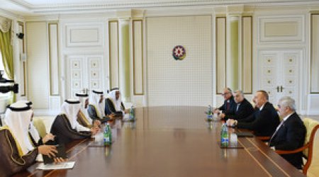 Prezident Səudiyyə Ərəbistanının nazirini qəbul edib 