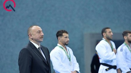 Nicata qızıl medalı prezident verdi  - FOTOLAR