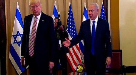 Tramp Netanyahunun əlini sıxmağı unutdu – VİDEO