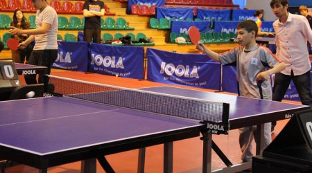 Autizmli uşaqlar arasında ilk dəfə stolüstü tennis yarışı keçirilib