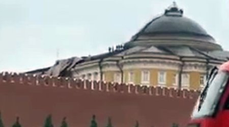 Ураган зацепил Кремль - ВИДЕО