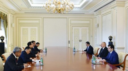 Prezident İlham Əliyev Laosun XİN başçısını qəbul edib