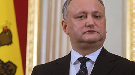 Moldova prezidenti İqor Dodonun rəsmi qarşılanma mərasimi olub