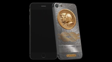 Putinlə Trampın şəkli olan smartfonlar buraxıldı - FOTO