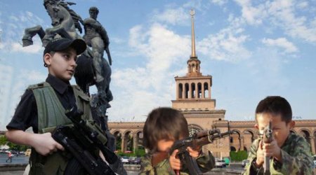 Erməni uşaqların Azərbaycana hücumu