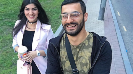 Erməni cütlük Azərbaycan mahnısını oxuyub oynadı - VİDEO